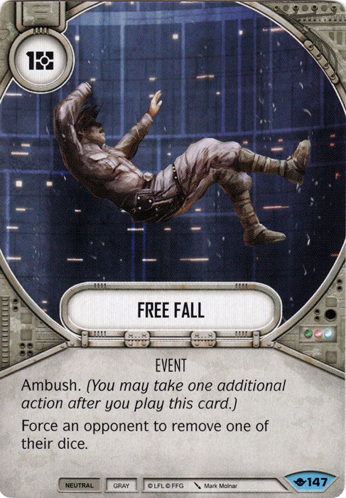 Free Fall (WOTF) Common Star Wars Destiny Fantasy Flight Games   