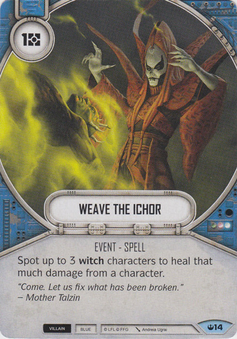 Weave The Ichor (SOH) Common Star Wars Destiny Fantasy Flight Games   