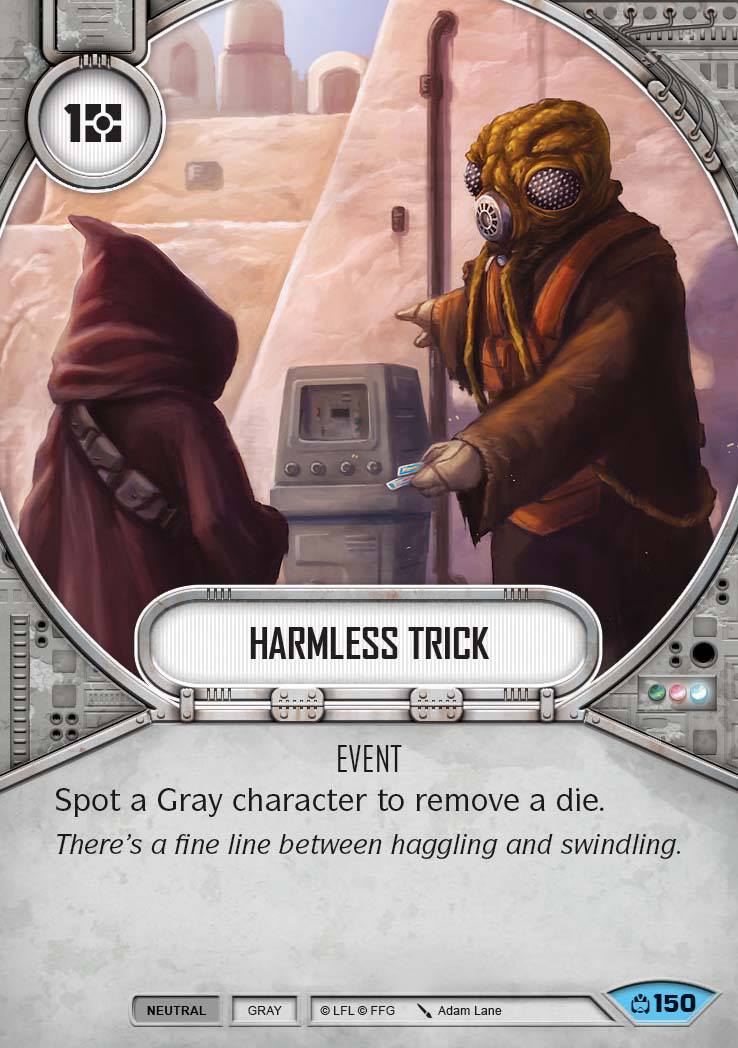 Harmless Trick (CM) Common Star Wars Destiny Fantasy Flight Games   