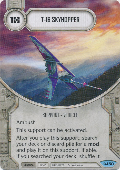 T-16 Skyhopper (ATG) Common Star Wars Destiny Fantasy Flight Games   