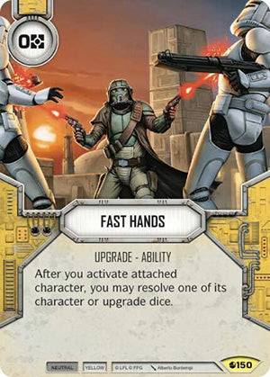 Fast Hands (SoR) Uncommon Star Wars Destiny Fantasy Flight Games   