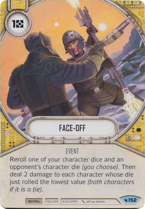 Face-Off (LEG) Common Star Wars Destiny Fantasy Flight Games   