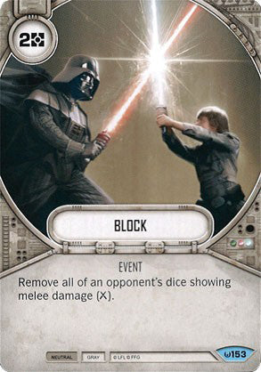 Block (AWK) Common Star Wars Destiny Fantasy Flight Games   