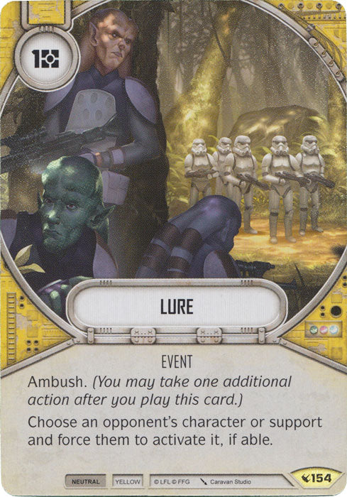 Lure (LEG) Uncommon Star Wars Destiny Fantasy Flight Games   