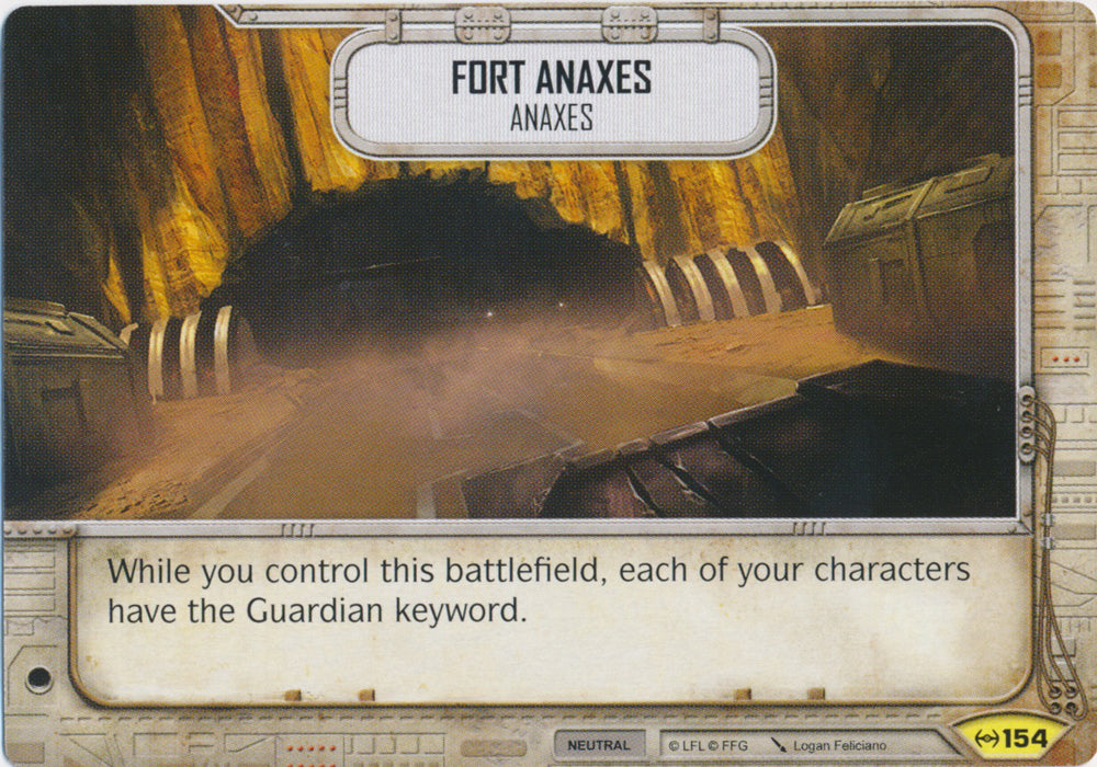 Star Wars Destiny Fort Anaxes - Anaxes (EAW) Uncommon