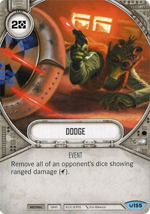 Dodge (AWK) Common Star Wars Destiny Fantasy Flight Games   