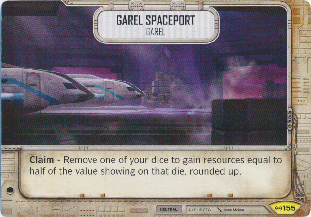 Garel Spaceport - Garel (EAW) Uncommon Star Wars Destiny Fantasy Flight Games   