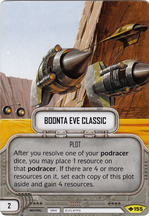 Boonta Eve Classic (WotF) Uncommon Star Wars Destiny Fantasy Flight Games   