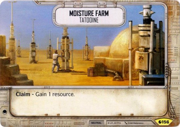 Moisture Farm - Tatooine (SoR) Uncommon Star Wars Destiny Fantasy Flight Games   