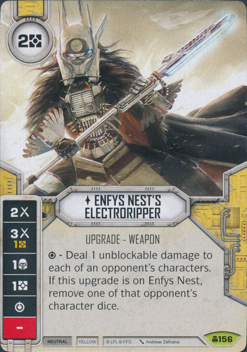 Enfys Nest's Electroripper (CONV) Rare Star Wars Destiny Fantasy Flight Games   