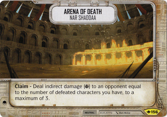 Arena of Death - Nar Shaddaa (WotF) Uncommon Star Wars Destiny Fantasy Flight Games   