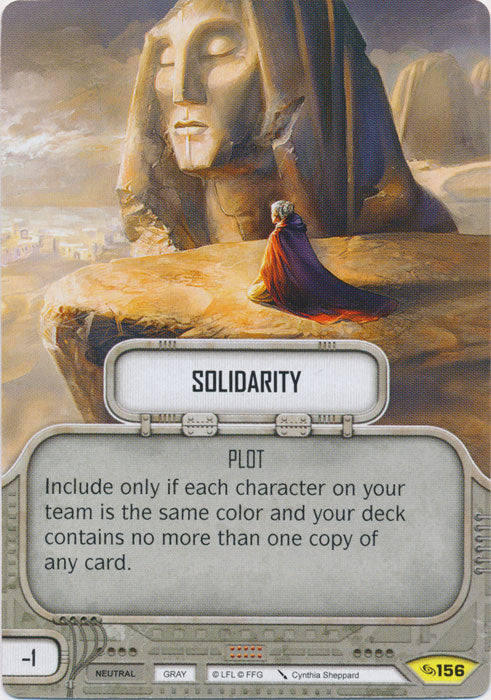 Solidarity (ATG) Uncommon Star Wars Destiny Fantasy Flight Games   