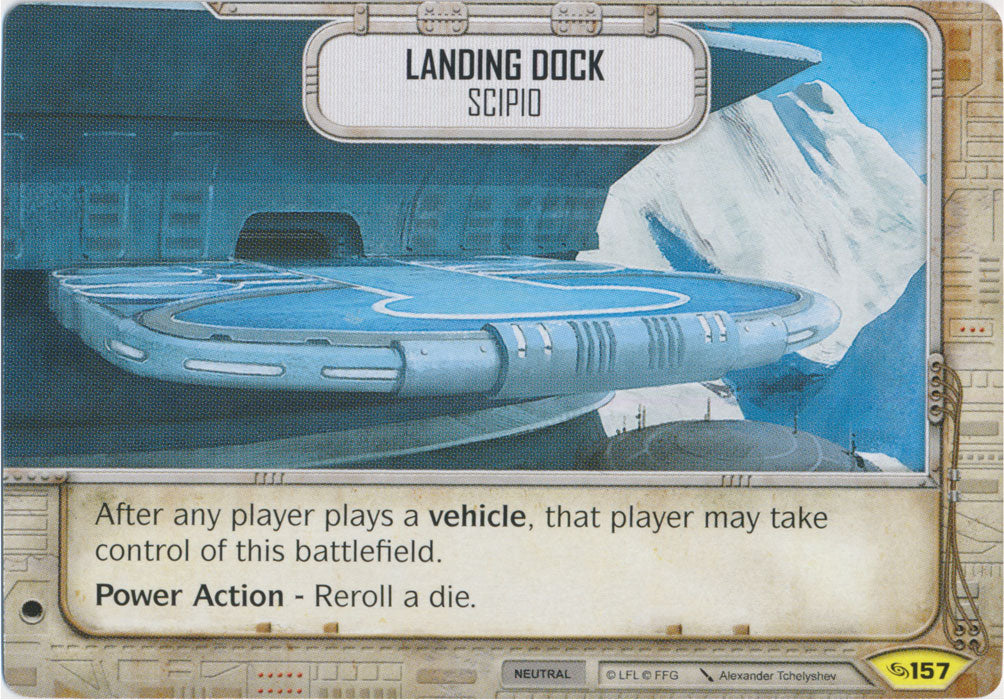 Landing Dock - Scipio (ATG) Uncommon Star Wars Destiny Fantasy Flight Games   