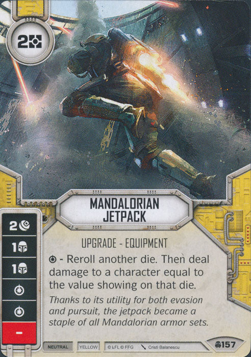 Mandalorian Jetpack (CONV) Starter Star Wars Destiny Fantasy Flight Games   