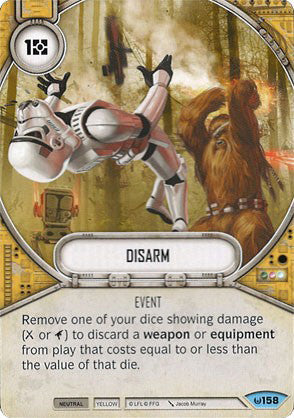 Disarm (AWK) Common Star Wars Destiny Fantasy Flight Games   