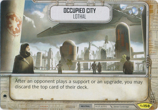 Occupied City - Lothal (ATG) Uncommon Star Wars Destiny Fantasy Flight Games   