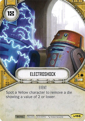 Electroshock (AWK) Uncommon Star Wars Destiny Fantasy Flight Games   