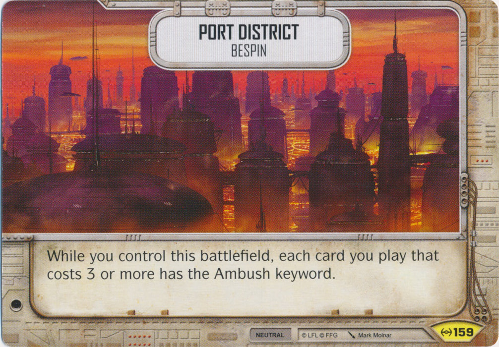 Port District - Bespin (EAW) Uncommon Star Wars Destiny Fantasy Flight Games   