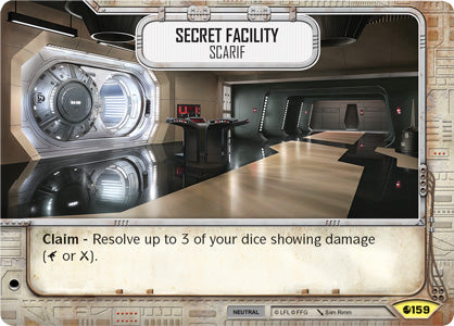 Secret Facility - Scarif (SoR) Uncommon Star Wars Destiny Fantasy Flight Games   