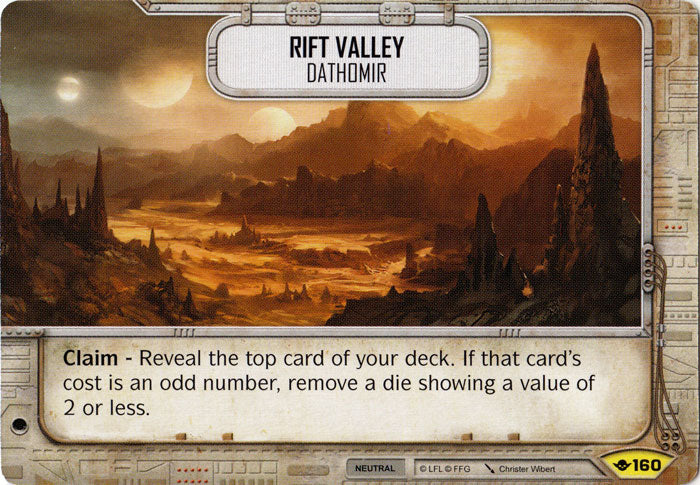 Rift Valley - Dathomir (WotF) Uncommon Star Wars Destiny Fantasy Flight Games   
