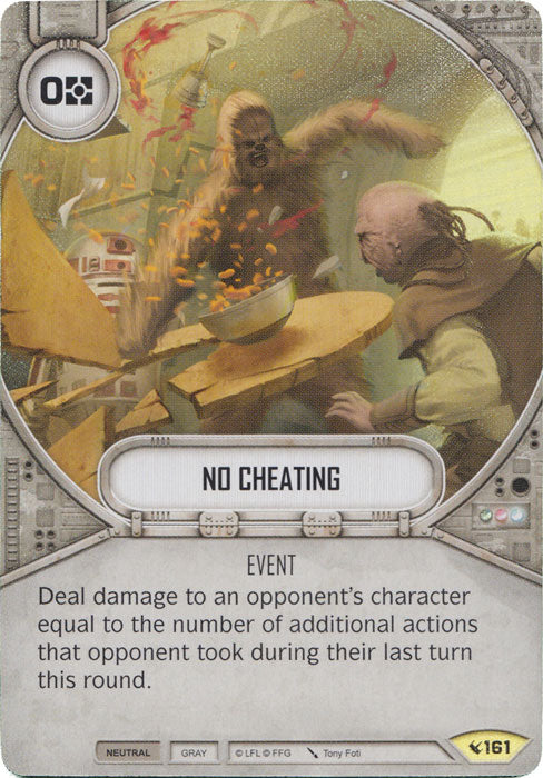 No Cheating (LEG) Uncommon Star Wars Destiny Fantasy Flight Games   