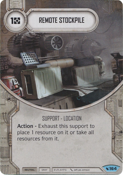 Remote Stockpile (LEG) Common Star Wars Destiny Fantasy Flight Games   