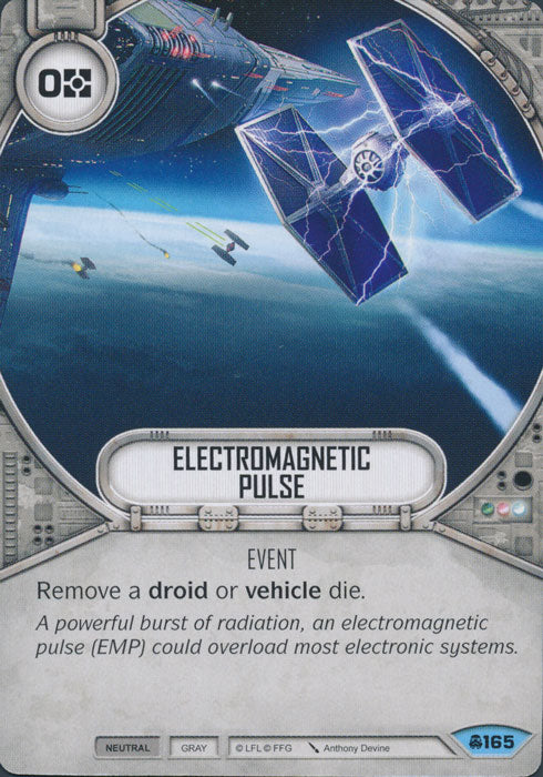 Electromagnetic Pulse (CONV) Common Star Wars Destiny Fantasy Flight Games   