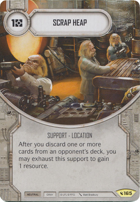 Scrap Heap (LEG) Uncommon Star Wars Destiny Fantasy Flight Games   