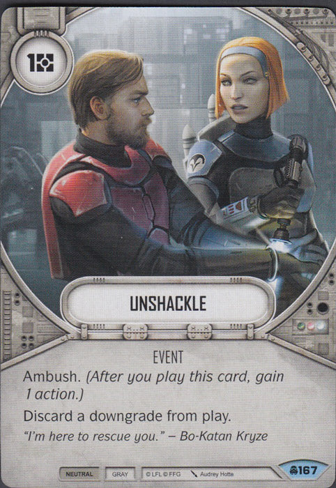 Unshackle (CONV) Common Star Wars Destiny Fantasy Flight Games   