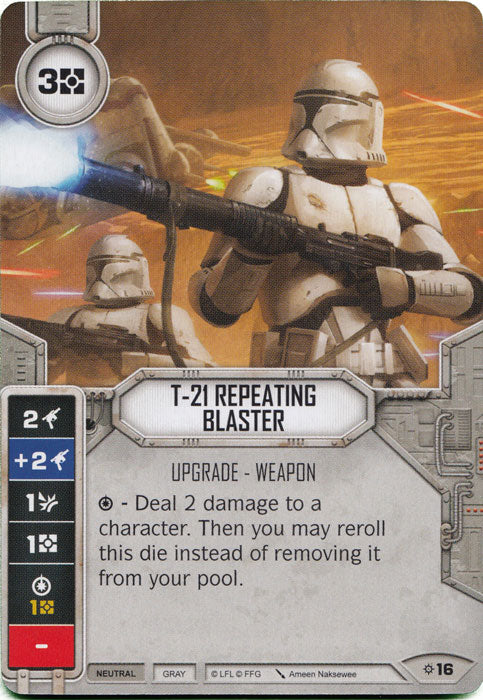 T-21 Repeating Blaster (Rivals) Starter Star Wars Destiny Fantasy Flight Games   