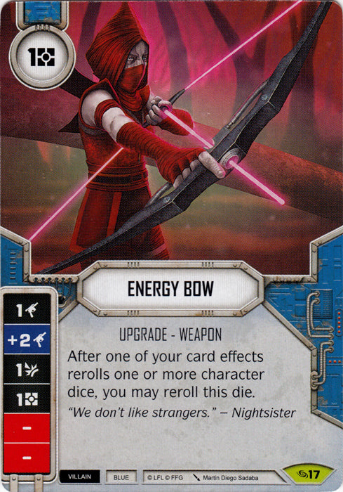 Energy Bow (ATG) Rare Star Wars Destiny Fantasy Flight Games   