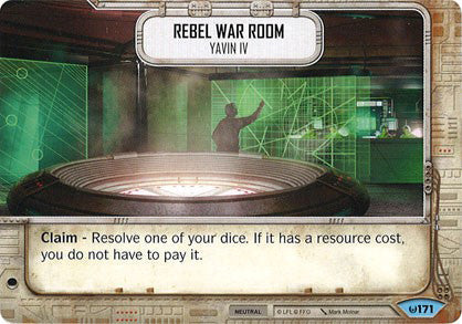 Rebel War Room - Yavin IV (AWK) Common Star Wars Destiny Fantasy Flight Games   