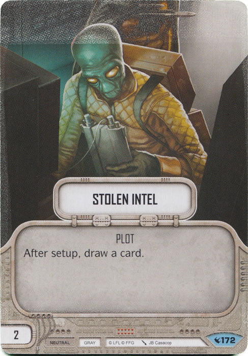 Stolen Intel (LEG) Common Star Wars Destiny Fantasy Flight Games   