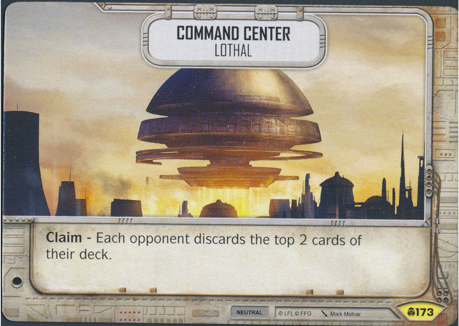Command Center - Lothal (CONV) Uncommon Star Wars Destiny Fantasy Flight Games   