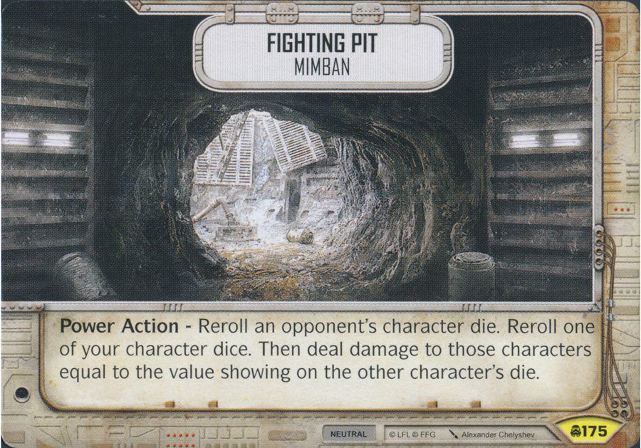 Fighting Pit - Mimban (CONV) Uncommon Star Wars Destiny Fantasy Flight Games   