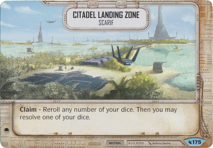 Citadel Landing Zone - Scarif (LEG) Common Star Wars Destiny Fantasy Flight Games   
