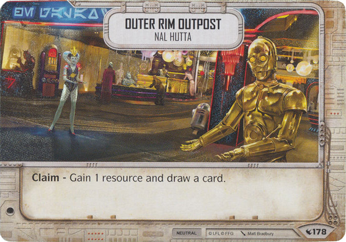 Outer Rim Outpost - Nal Hutta (LEG) Starter Star Wars Destiny Fantasy Flight Games   