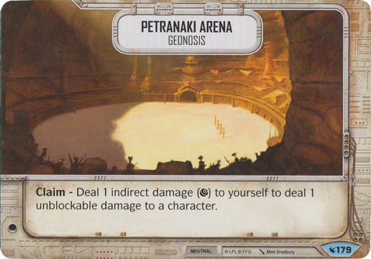 Petranaki Arena - Geonosis (LEG) Common Star Wars Destiny Fantasy Flight Games   