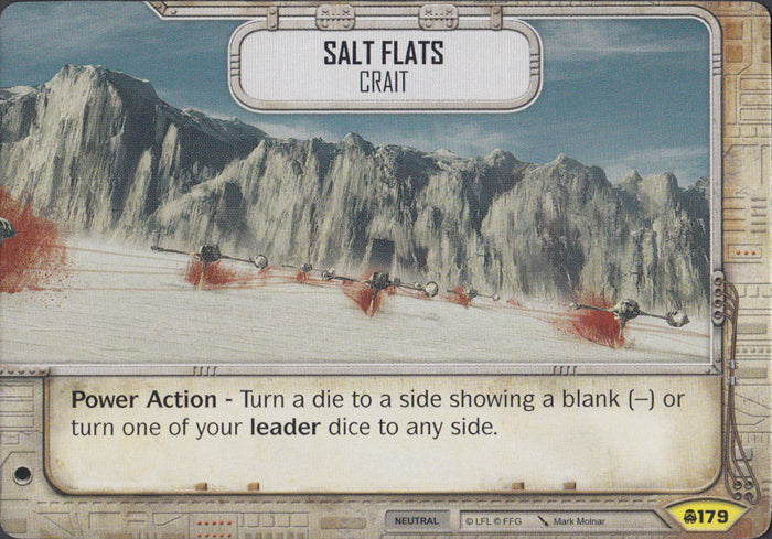 Salt Flats - Crait (CONV) Uncommon Star Wars Destiny Fantasy Flight Games   