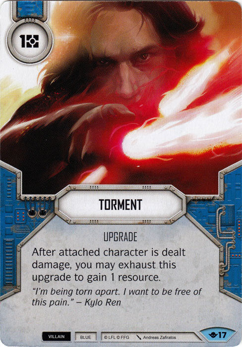 Torment (WOTF) Common Star Wars Destiny Fantasy Flight Games   