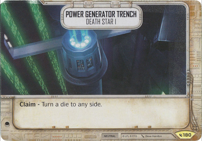 Power Generator Trench - Death Star I (LEG) Uncommon Star Wars Destiny Fantasy Flight Games   