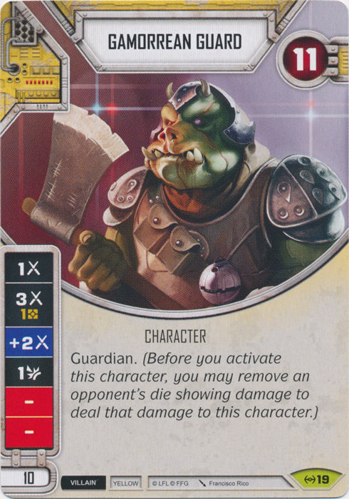 Gamorrean Guard (EAW) Rare Star Wars Destiny Fantasy Flight Games   