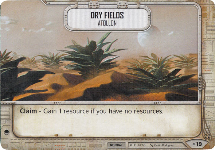 Dry Fields - Atollon (Rivals) Starter Star Wars Destiny Fantasy Flight Games   