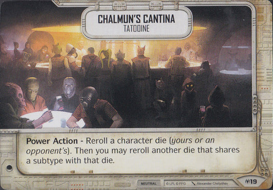 Chalmun's Cantina - Tatooine (AON) Starter Star Wars Destiny Fantasy Flight Games   