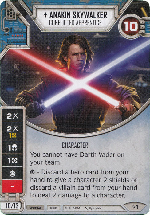 Star Wars Destiny Anakin Skywalker - Conflicted Apprentice (Rivals) Starter