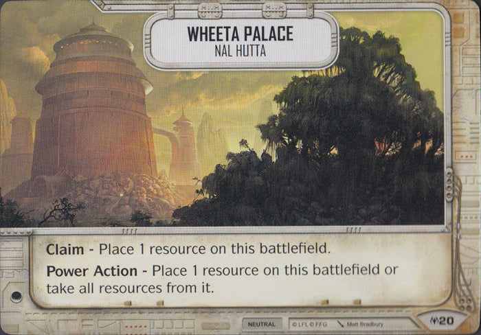 Wheeta Palace - Nal Hutta (AON) Starter Star Wars Destiny Fantasy Flight Games   