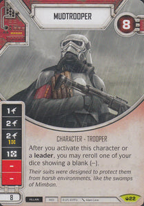 Star Wars Destiny Mudtrooper (SOH) Rare