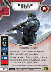 Star Wars Destiny Imperial Death Trooper (CM) Rare
