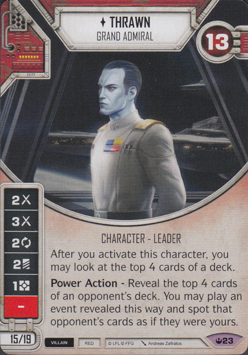 Star Wars Destiny Thrawn - Grand Admiral (SOH) Legendary