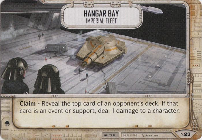 Hangar Bay - Imperial Fleet (2PG) Starter Star Wars Destiny Fantasy Flight Games   